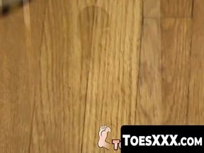 ToesXXX.com - BDSM twinks Evan Heinze and Ian Madrox's tickle tease and masturbation