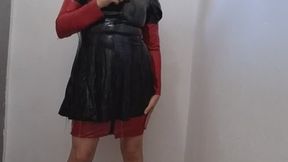 Lets have some pvc dripping wet fun