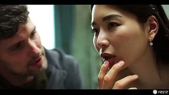 Cute Asian Kpop Idol Drooling Precum - Japanese Girl Freeze Facefucked