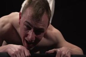 nubile Shrieks while taskmaster Pulls his balls And massager plumbs Him