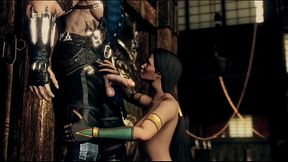 Mortal Kombat | Jade fucks sub zero and gets anal creampie