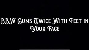 BBW Cums Twice With Feet in Your Face