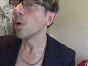 Maolo Attorney At Law Uses Hard Jerkin' Boner to get Job at Prestigious Firm!