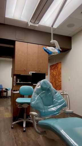 Shhhh don’t tell my boss! (my actual workplace, real dental office) Watch me get super naughty in the dental chair 🧤💦🦷🪥 Discounted for subscribers
