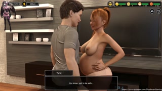 Man of The House 65 Amy Dildo Training, Pregnant Ashley