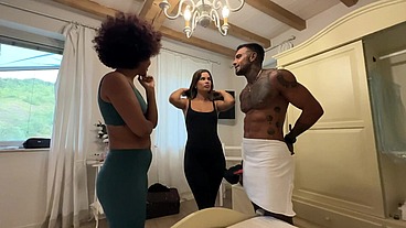 Threesome with my friend and a stranger