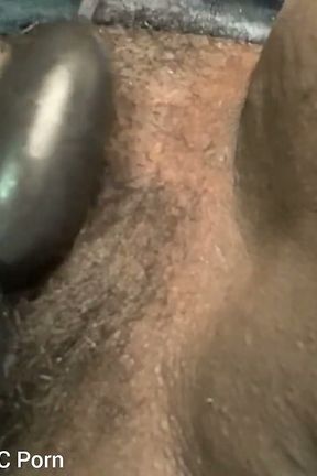 Closeup Stimulating My Pussy with Powerful Egg Vibrator