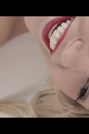 Hot Blonde Masturbates Herself with Her Own Hands