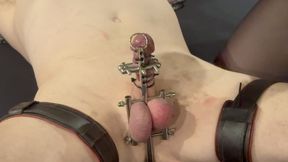 cbt with toys and electric massager cumshot