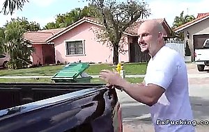Big boobs neighbour sucks big dick and fucks