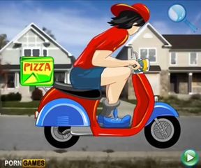 Pizza Delivery Guy Fucks Hot Customer