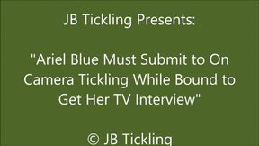 Ariel Blue Gets Tickled to Get the Interview - HD