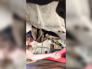 Mechanic Nude on My Car