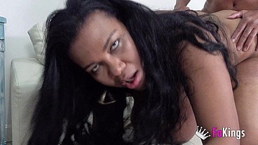 SUPER-HOT Latin MILF gets a hot fuck from a grandpa so we all see them