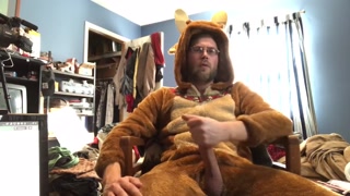 Holiday reindeer cosplay