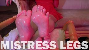 POV Worship Mistress Legs Before Video Session (MOV HD)