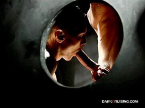 Handsome, hooded TTBM guy in Backroom