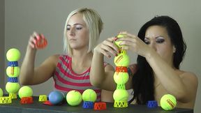 Blindfolded and bound to the Grayjoy Cross, Kimmy squirks