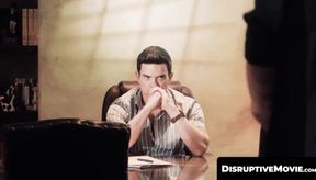 DisruptiveMovie.com - Killian Knox secretly throats twink Dakota Payne's dick during