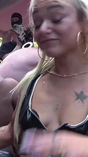 6 Girls Outdoor Creampie Gangbang Orgy