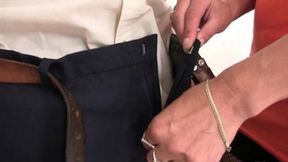 Older couple tempt him into wild three-way sexual encounter