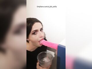 Trans wettest fellatio ever