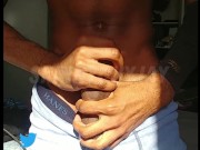 BBC Teases in Blue Briefs - Onlyfans