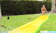 Attractive and blonde Goldie Ortiz gets fucked by dudes big prick