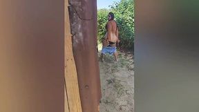 Caught a Bitch Pissing on the Beach, She Spotted Me and Begged to Suck My Cock