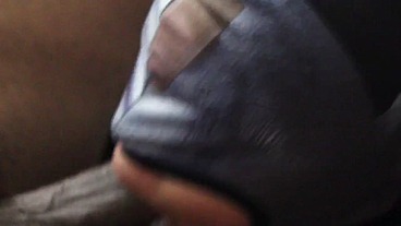 Asain SUCKING BBC and Takes All His CUM