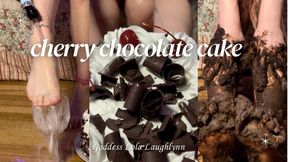 Cherry Chocolate Cake Doesn't Stand a Chance Against My Smooth and Ruthless Soles
