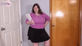 Pregnant Boss Needs Outfit Fitting 720p