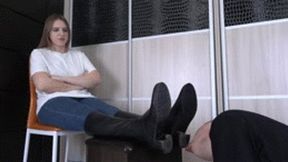 Lily - boot worship 4K