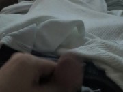 Getting caught jack off att hospital cum part 1