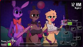 Five Nights at Fuzzboobs Definitive Edition Porn Game Play part 01 Sex Game Play