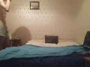 Extremely skinny teen shows off his very skinny body and sexy legs