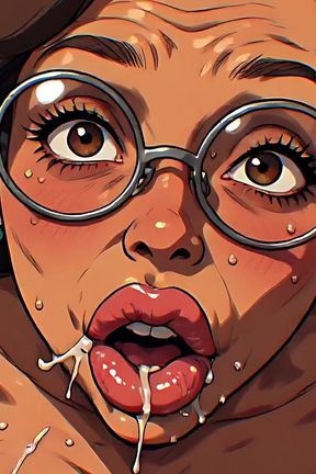 Cum Loving MILF Art