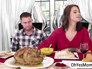Pretty babe Evelin bust milf Blake sucking her boyfriends dick - clip 1