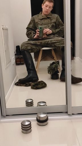 Gay Army Men Fun My Dick in Leather