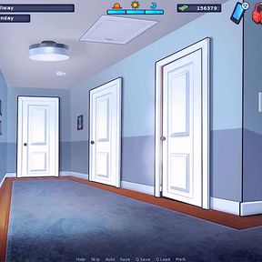 Summertime saga: stepbrother fucks his stepsister, unexpected creampie under the shower ep 148