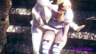 Alice Wonderland Gets Cream Pies from Japanese 3D Cone