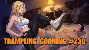 Trampling Gooning #23D: Under My Stomping Weight (Animated, Music, Text)