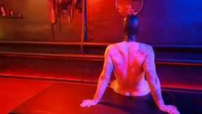 Sounding and Edging his chained up cock | Thalia Hel in Kultus Club