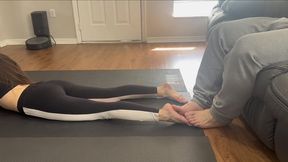Barefoot Footsies After Yoga Class with Natasha Ty & RichPeruvian | Yoga Soles | Asian Foot Fetish | Foot Fetish