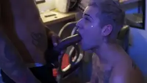 FalconStudios.com: Famous latino Mickey Taylor in a dress reality pounding cumshot in the club Boomer Banks in debut first time ass fucking