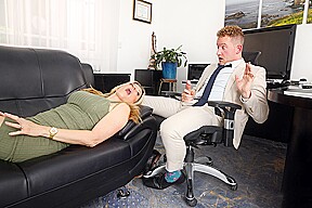 My counselor secretly jerking off while I share my fantasy