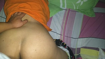 I rushed to my teen neighbor's house because she needs to eat cum and a face mask