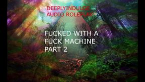 Intense anal fucking by dirty talk daddy on fuck machine
