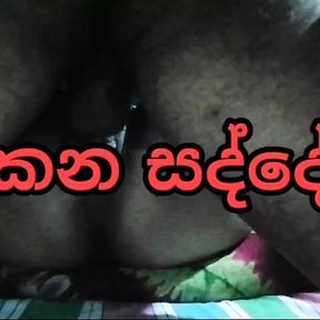 Sri lankan couple sex sound  api hukana sadde ahanna anna.