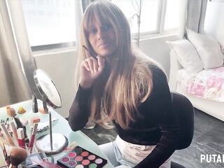 PutaLocura - Slim Latina Netty accepts Torbe's challenges and swallows cum in Caught